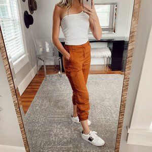 Vanilla Star | Cargo Joggers | Orange | Small